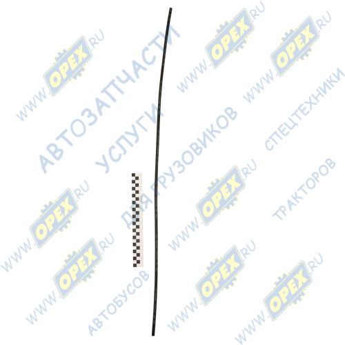 905429 Трубка термоусадочная 6х1000мм; 6,0 мм/3,0 мм длина 1м черная Nord Yada1